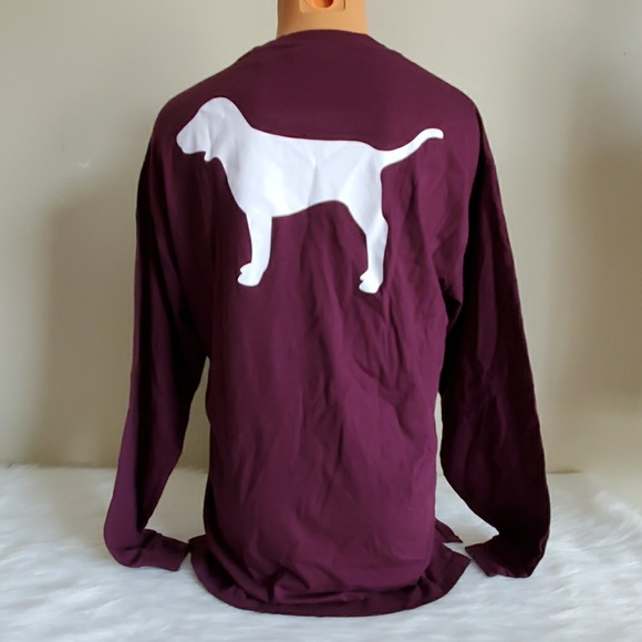 PINK VICTORIA'S SECRET LONG SLEEVE SIZE M - Picture 3 of 5